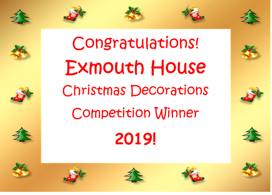 Exmouth House - Winners of the Christmas Decoration Competition 2019 Image